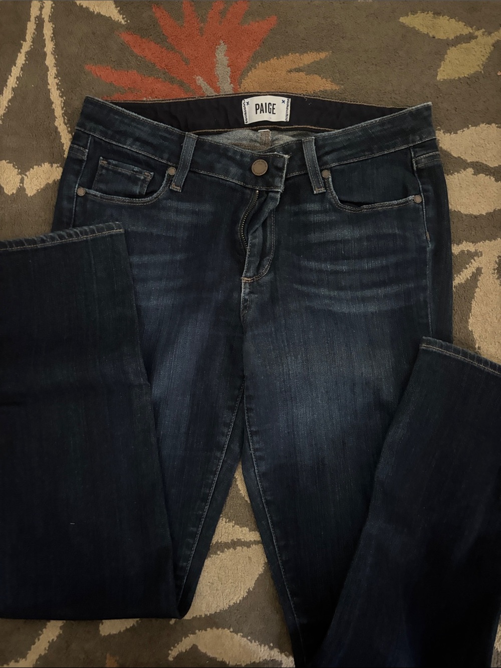 PAIGE Women’s Dark Indigo Skinny Jeans